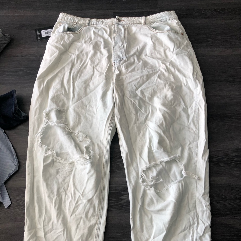 Highwaisted mom jeans